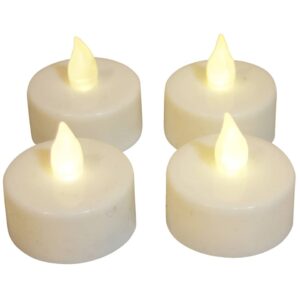 Teelicht - LED, 4 Stück, weiß