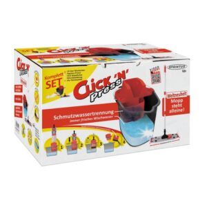 Click "N" Press Bodenwisch-Komplett-Set inkl. Magnetstaubtuch