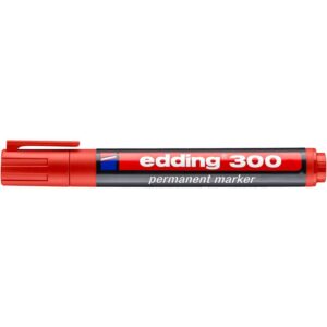 300 Permanentmarker - nachfüllbar, 1,5 - 3 mm, rot