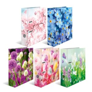 Motivordner Flowers - A4, 70 mm, sortiert