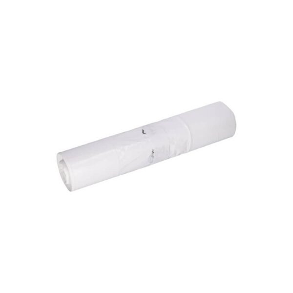 Müllsack Recycling - 60 Liter, weiß, 50 Stück, weiß, Recycling-LDPE