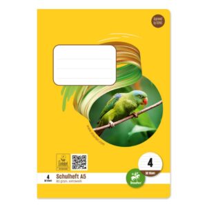 Heft LIN4 - A5, 32 Blatt, 80 g/qm, liniert