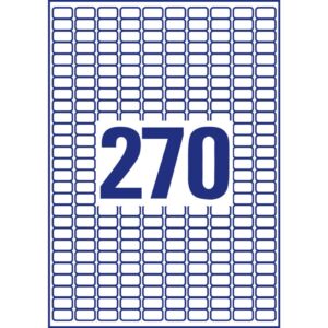 L4730REV-25 Universal-Etiketten - 17,8 x 10 mm, weiß, 8.100 Etiketten/30 Blatt, wiederablösbar