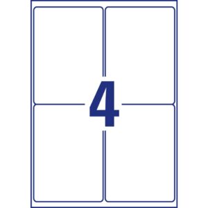 L4733REV-25 Universal-Etiketten - 99,1 x 139 mm, weiß, 120 Etiketten/30 Blatt, wiederablösbar
