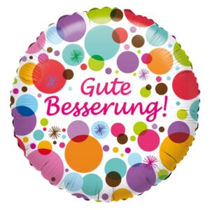 Folienballon Gute Besserung - Ø 43 cm