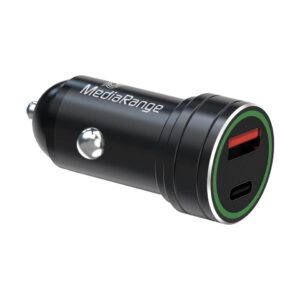 KfZ-Ladegerät - USB-A/USB-C schwarz