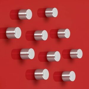 SuperDym-Magnete C5 "Strong", Zylinder-Design, Ø 10 mm, 10 Stück