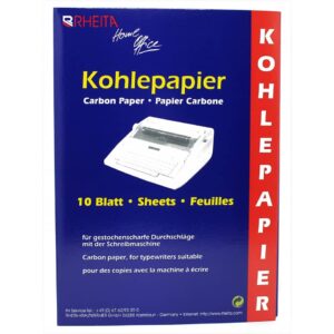 Kohlepapier - A4, 10 Blatt, schwarz