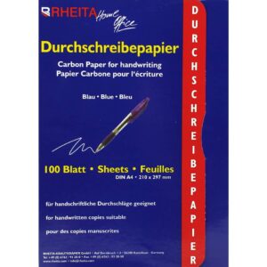 Durchschreibepapier - A4, 100 Blatt, blau