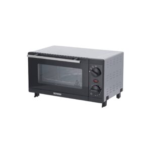 Backofen Mini - 9 l, 800 Watt, schwarz-silber