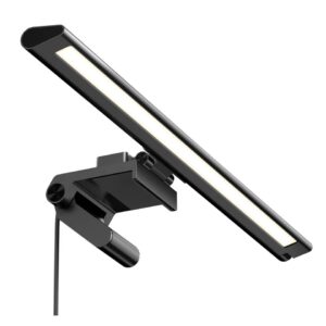 VISIOLIGHT LED - schwenkbare Notebookleuchte, dimmbar, schwarz, Klemmbefestigung