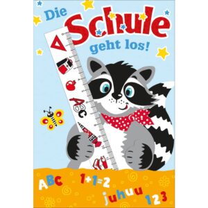Schulanfangskarte - inkl. Umschlag
