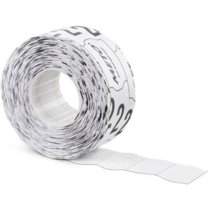 Preisauszeichner-Etiketten, 2-zeilig, 26 x 16 mm, wiederablösbar, weiß