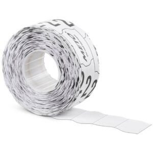 Preisauszeichner-Etiketten, 1-zeilig, 22 x 12 mm, wiederablösbar, weiß