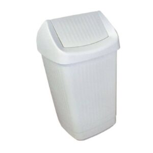 Schwingdeckeleimer - 50 L, weiß