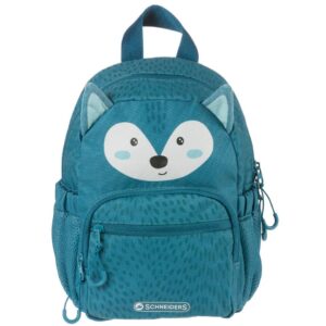 Kinderrucksack Kids Mini - Wolf, 18,5 x 27 x 11 cm, 6 Liter, petrol
