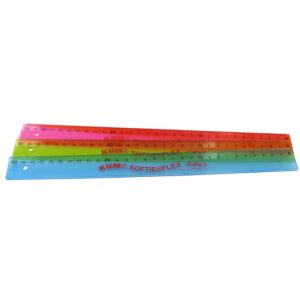 Lineal Softie Flex Lefty - 30 cm, Kunststoff, Linkshänder