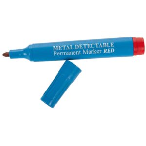 Permanentmarker - detektierbar, Rundspitze, rot