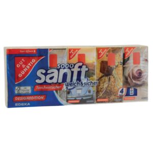 Taschentücher - 150 Stück, 4-lagig, weiß