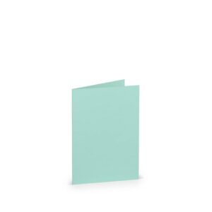 Briefkarte Paperado - A7, 220 g/qm, doppelt, hoch, karibik gerippt