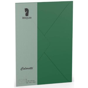 Coloretti Briefumschläge - C5, 5 Stück, forest