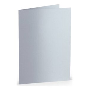 Briefkarte Paperado - B6, 250 g/qm, doppelt, hoch, marble white metallic