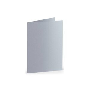 Briefkarte Paperado - A7, 250 g/qm, doppelt, hoch, marble white metallic