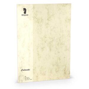 Coloretti Briefbogen - A4, 80g, 10 Blatt, chamois marmora