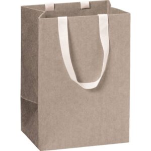Geschenktragetasche One Colour - 10 x 14 x 8 cm, hellgrau