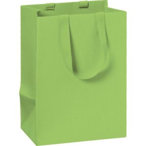 Geschenktragetasche One Colour - 10 x 14 x 8 cm, hellgrün