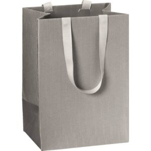 Geschenktragetasche One Colour - 10 x 14 x 8 cm, silber