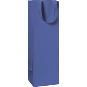 Flaschentragetasche One Colour - 11 x 36 x 10,5 cm, dunkelblau