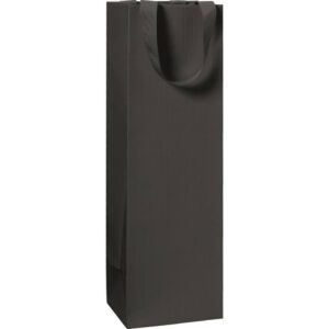 Flaschentragetasche One Colour - 11 x 36 x 10,5 cm, schwarz