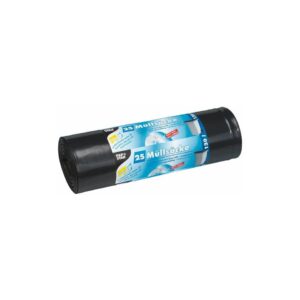 Müllsack - 120 Liter, schwarz, 25 Stück, LDPE