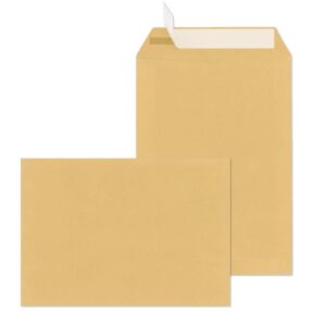Versandtaschen C5, ohne Fenster, haftklebend, 90 g/qm, braun, 500 Stück