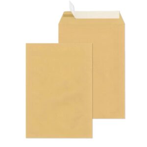 Versandtaschen Recycling - B4, ohne Fenster, haftklebend, 110 g/qm, braun, 250 Stück