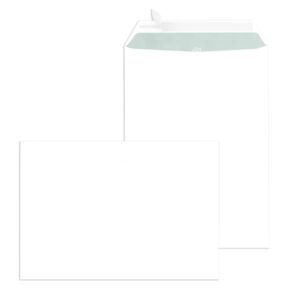 Versandtaschen C5, ohne Fenster, haftklebend, 90 g/qm, weiß, 500 Stück