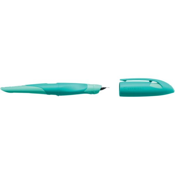 Schulfüller EASYbirdy® - Linkshänder Feder A, aqua grün/mint, inkl. Patrone