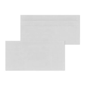 Briefumschläge Recycling - DIN lang (220x110 mm), ohne Fenster, selbsklebend, 75g/qm, 1.000 Stück