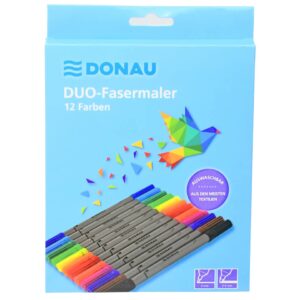 Duo-Faserschreiber - Etui 12 Stück