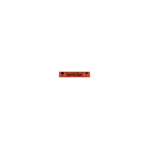 Warnband "Vorsicht Glas" - rot/schwarz, 50mm x 66m