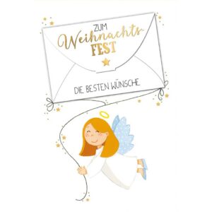 Weihnachtskarte mit Geldscheinfach - inkl. Umschlag