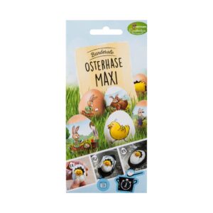 Oster Banderole Osterhase Maxi - 4 Motive, 12 Stück sortiert