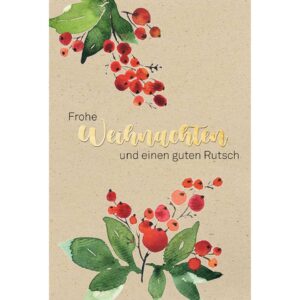 D.T. Weihnachtskarte - inkl. Umschlag