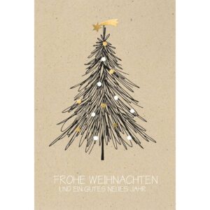 D.T. Weihnachtskarte - inkl. Umschlag