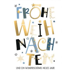 D.T. Weihnachtskarte - inkl. Umschlag
