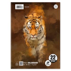 Collegeblock LIN 22 - A4, 80 Blatt, 70 g/qm, sortiert