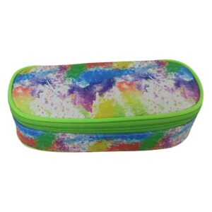Schüleretui Motiv Splotch Pastell - oval klein, 21 x 5,5 x 10,5 cm, 1 Fach, ungefüllt
