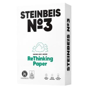 No. 3 - Pure White - Recyclingpapier, A4, 80g, weiß, 500 Blatt