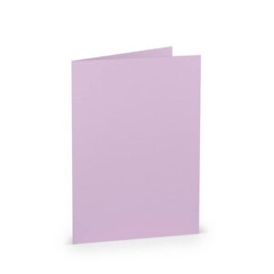 Briefkarte Paperado - B6, 220 g/qm, doppelt, hoch, orchidee gerippt